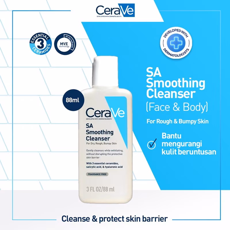 CeraVe SA Smoothing Cleanser - 88ml