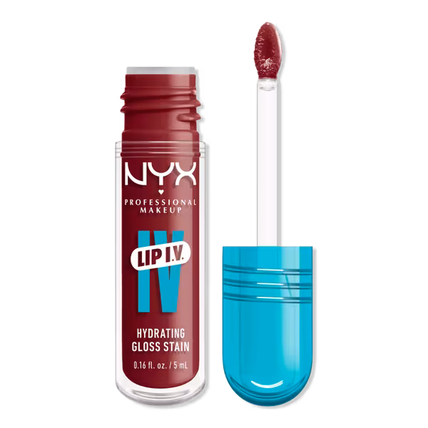 NYX Professional Makeup LIP IV Hydrating Lip Stain Gloss - Blush Rush