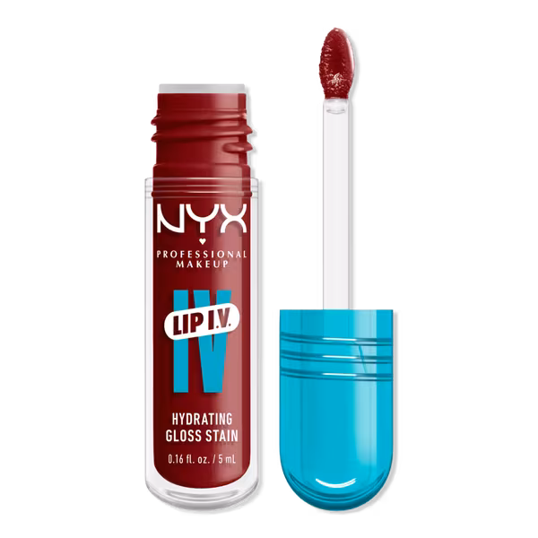 NYX Professional Makeup LIP IV Hydrating Lip Stain Gloss - Cranberry