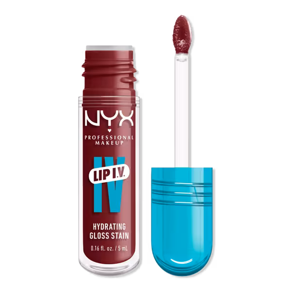 NYX Professional Makeup LIP IV Hydrating Lip Stain Gloss - Dripping Rose