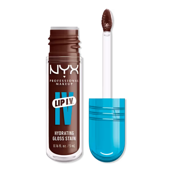 NYX Professional Makeup LIP IV Hydrating Lip Stain Gloss - Mocha Me Wet