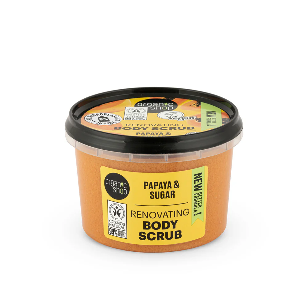 Organic Shop Body Scrub - Papaya