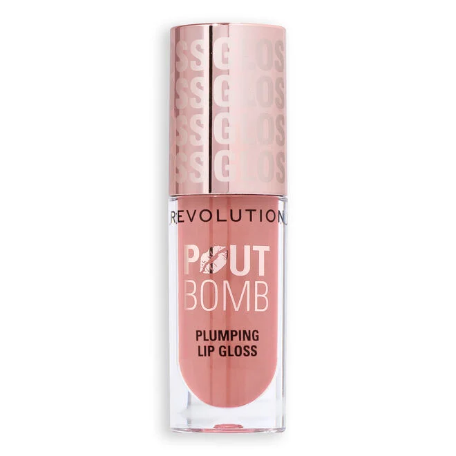 Revolution Pout Bomb Plumping Gloss - Candy Pink