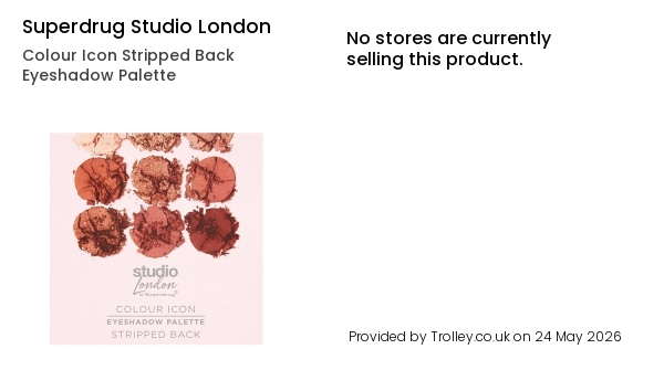 Studio London Colour Icon Eyeshadow Palette - Stripped Back