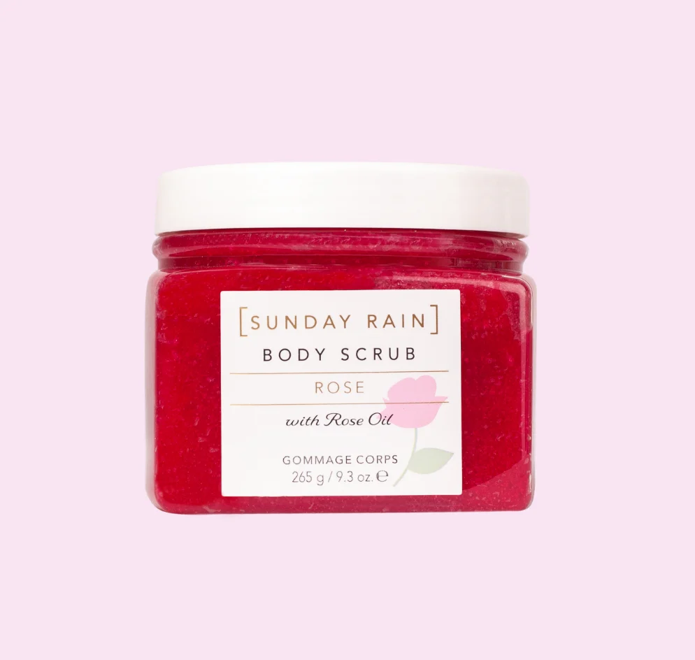 Sunday Rain Rose Body Scrub
